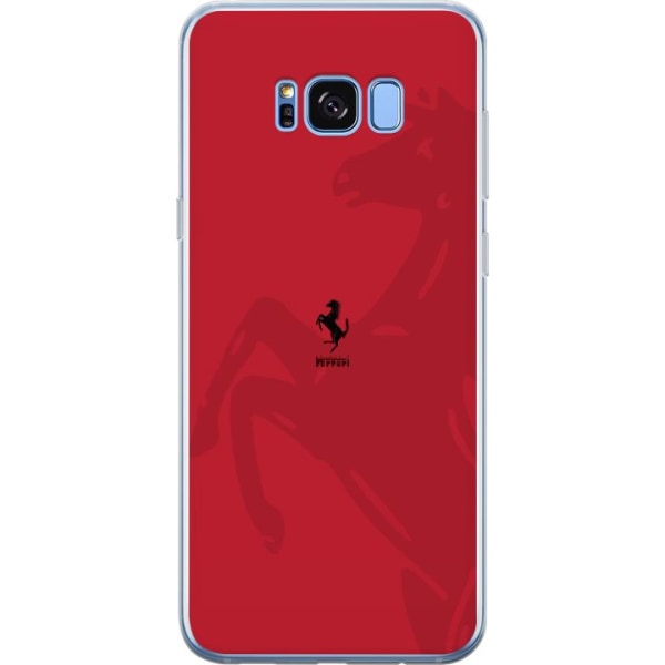 Samsung Galaxy S8+ Gennemsigtig cover Ferrari