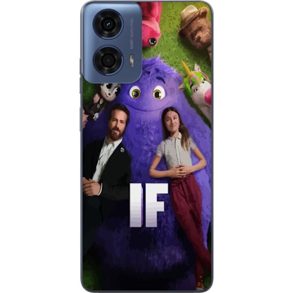 Motorola Moto G24 Läpinäkyvä kuori IF: Låtsaskompisar