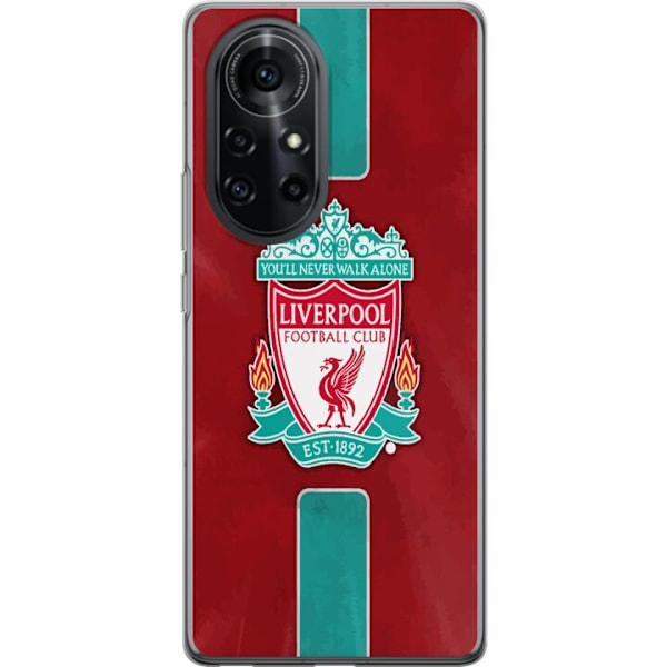 Huawei nova 8 Pro Genomskinligt Skal Liverpool FC – Klassisk Fotbollsstolthet i Rött