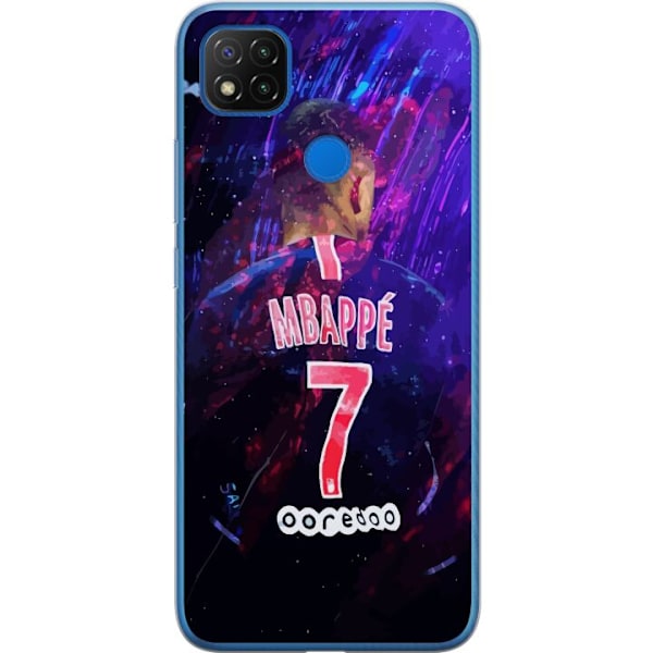 Xiaomi Redmi 9C Läpinäkyvä kuori Mbappe