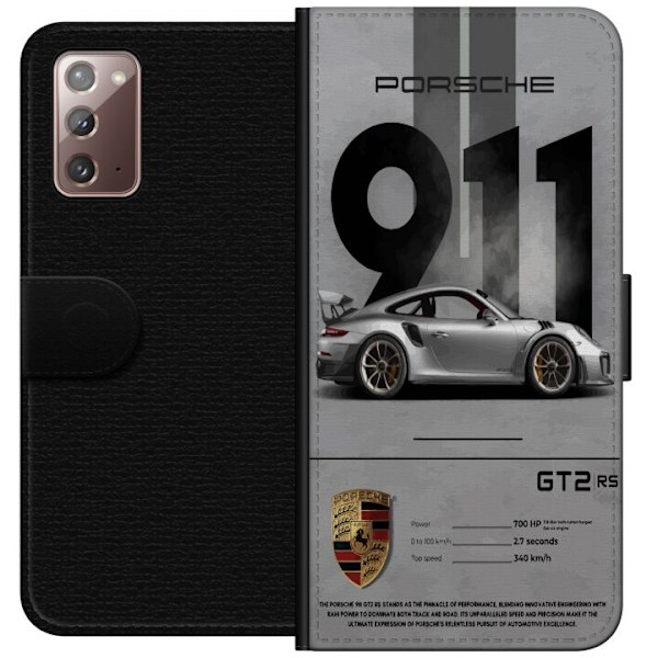 Samsung Galaxy Note20 Tegnebogsetui Porsche 911