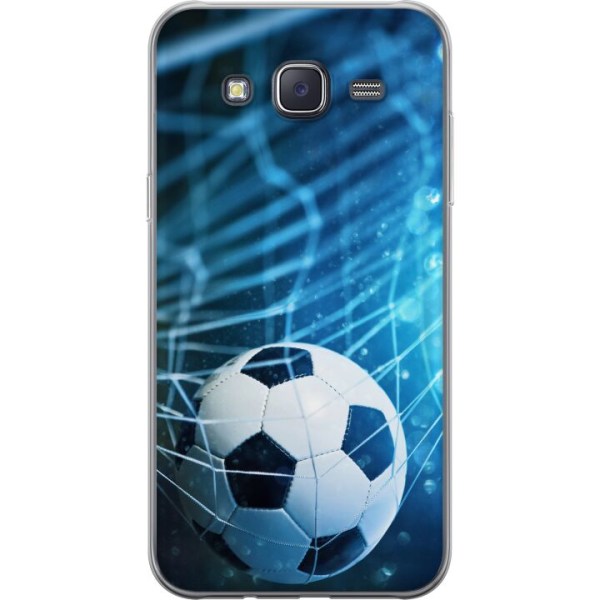 Samsung Galaxy J5 Gennemsigtig cover Fodbold