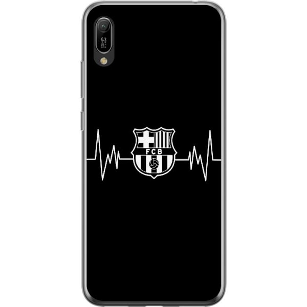 Huawei Y6 Pro (2019) Genomskinligt Skal FC Barcelona