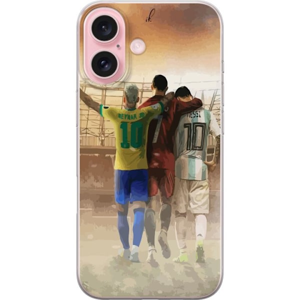 Apple iPhone 16 Gennemsigtig cover Messi