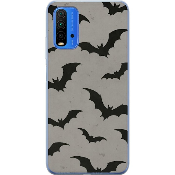 Xiaomi Redmi 9T Läpinäkyvä kuori Flutterprint