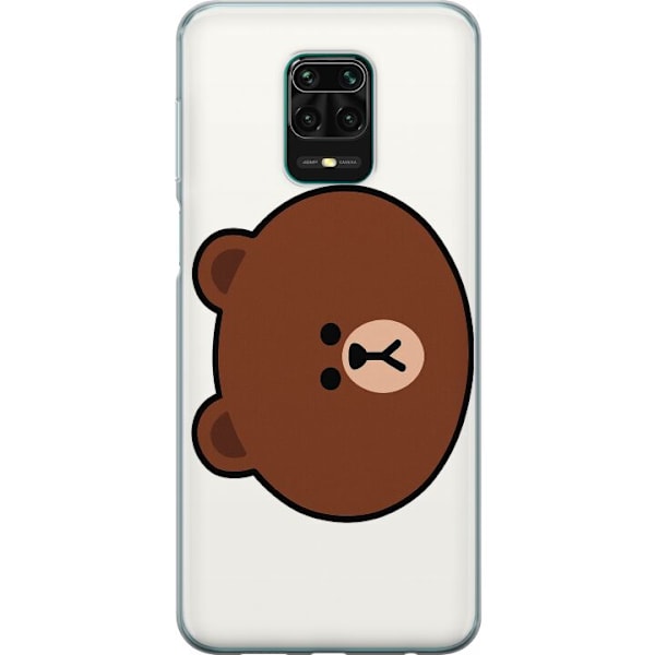 Xiaomi Redmi Note 9 Pro Gjennomsiktig deksel line friends brow