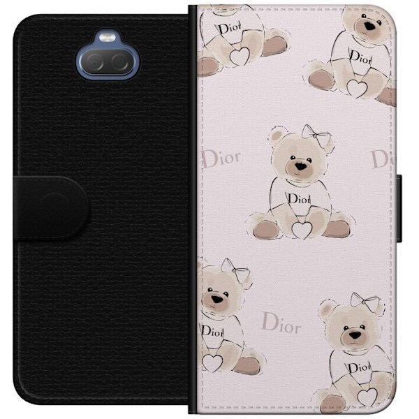 Sony Xperia 10 Plus Tegnebogsetui Teddy Dior Vibes - luksuriø