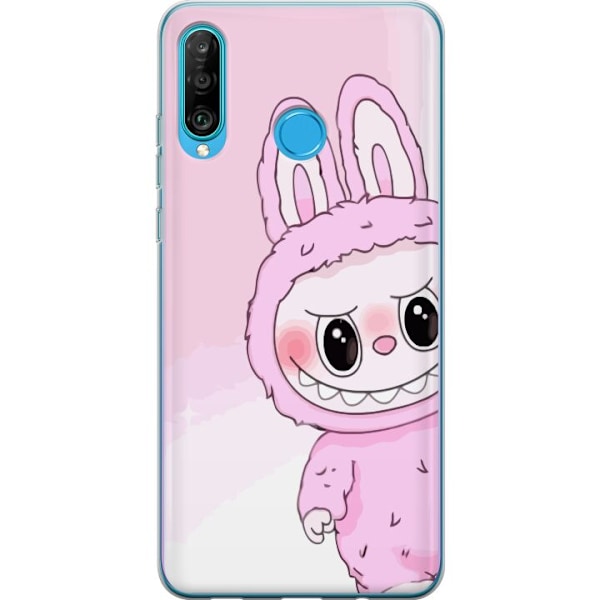 Huawei P30 lite Gennemsigtig cover Labubu Kanin-serien
