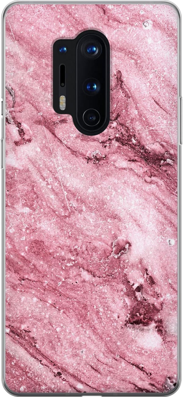 Kompatibelt Mobildeksel til OnePlus 8 Pro rosa