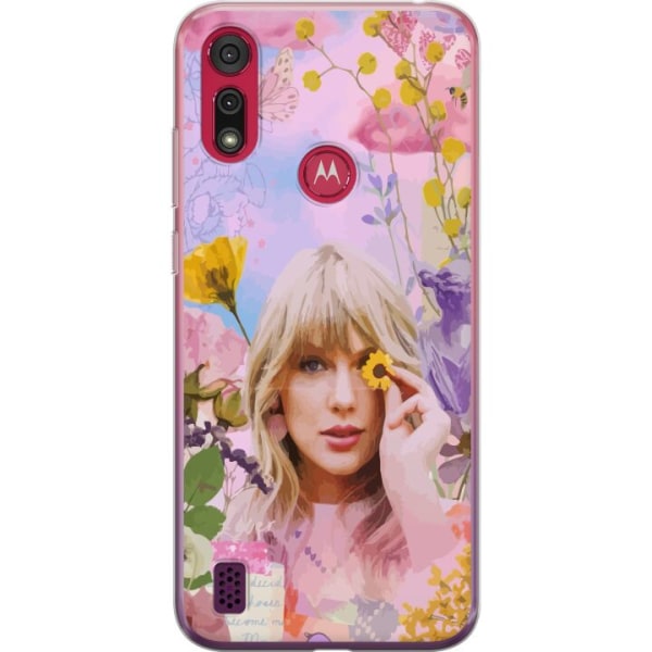 Motorola Moto E6s (2020) Gennemsigtig cover Taylor Swift