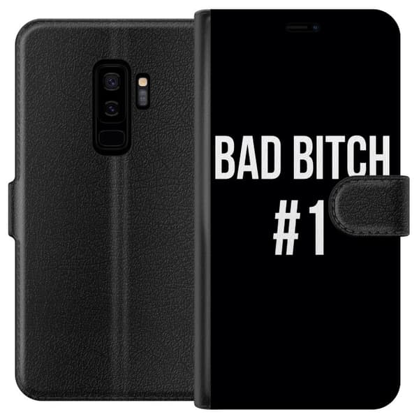 Kompatibel Tegnebogsetui til Samsung Galaxy S9+ Bad Bitch #1