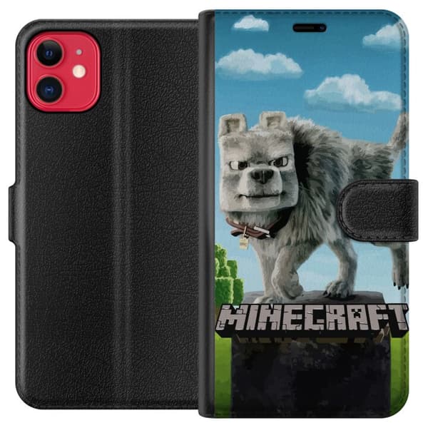 Kompatibel Tegnebogsetui til Apple iPhone 11 A Minecraft Movie
