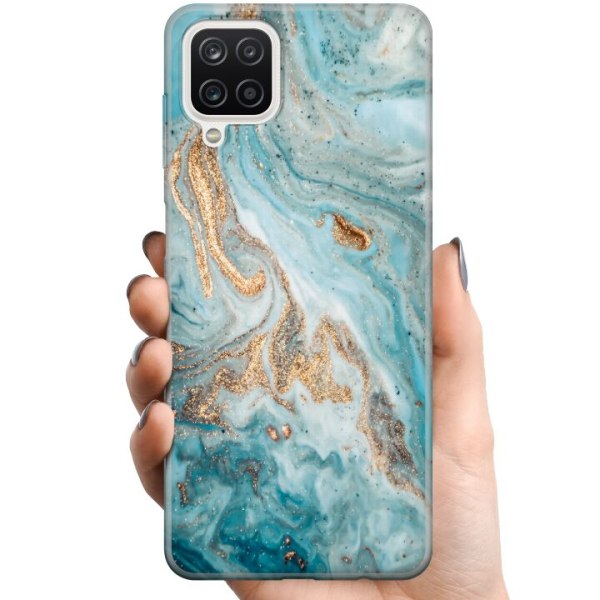 Samsung Galaxy A12 TPU Mobilcover Magisk Marmor