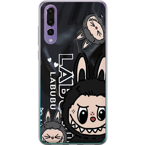 Huawei P20 Pro Läpinäkyvä kuori <nl>Labubu Black Energy - M