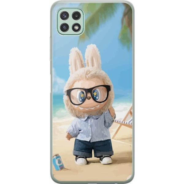 Samsung Galaxy A22 5G Läpinäkyvä kuori Labubu Tummat Unelma