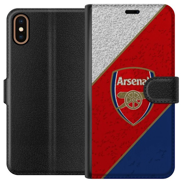 Apple iPhone XS Lompakkokotelo Arsenal