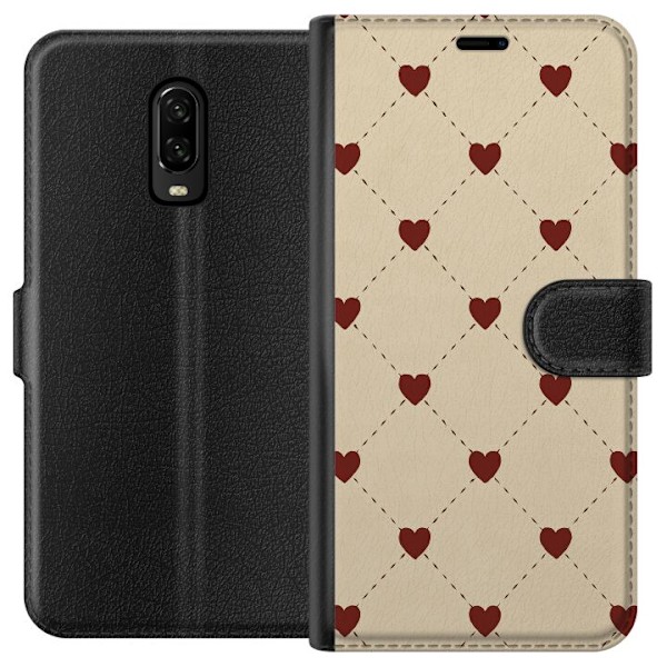OnePlus 6T Lommeboketui Hjertegrind