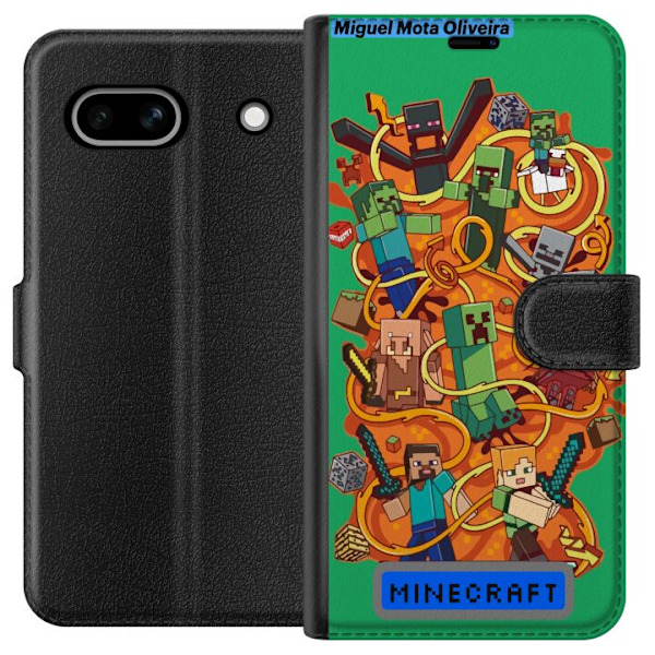 Google Pixel 7a Tegnebogsetui Minecraft
