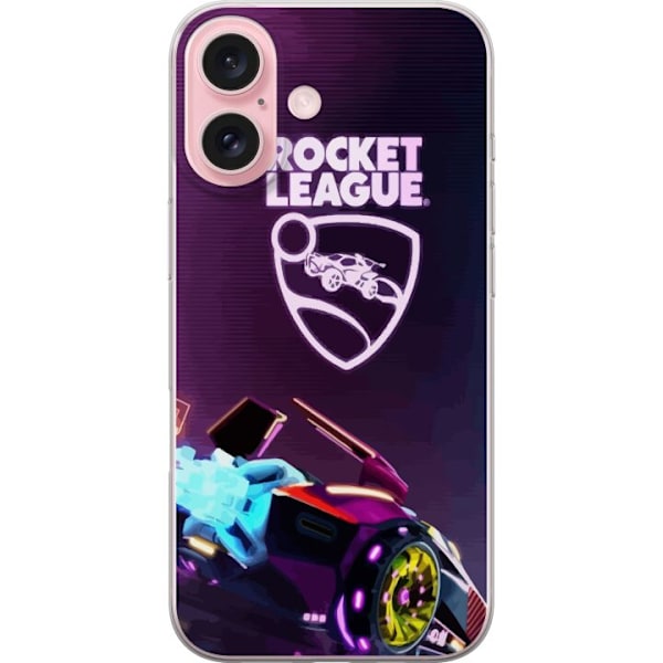 Apple iPhone 16 Läpinäkyvä kuori Rocket League