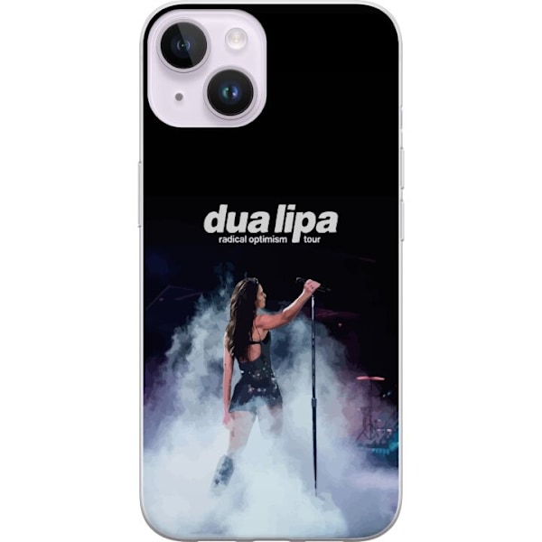 Apple iPhone 15 Plus Läpinäkyvä kuori Dua Lipa – Signatur