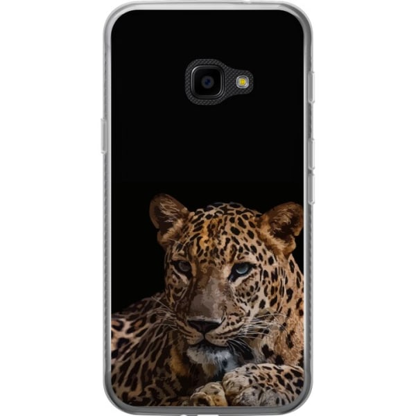 Samsung Galaxy Xcover 4 Gjennomsiktig deksel Leopard
