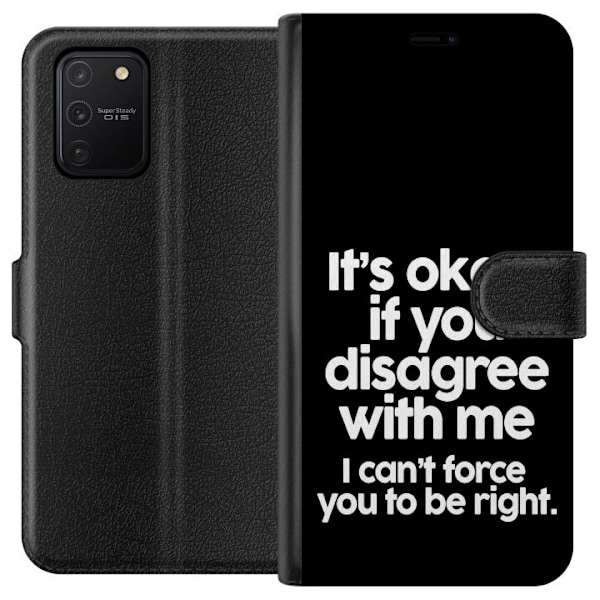 Samsung Galaxy S10 Lite Tegnebogsetui Tekst