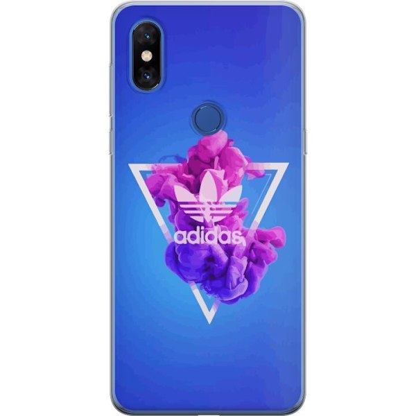 Xiaomi Mi Mix 3 Genomskinligt Skal Adidas-inspirerad blå desi