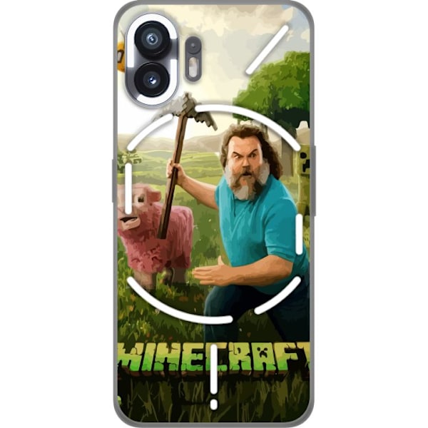 Nothing Phone (2) Läpinäkyvä kuori A Minecraft Movie