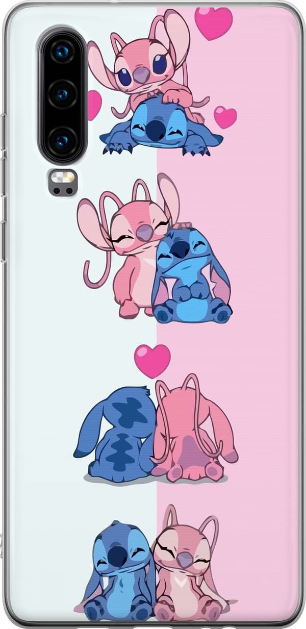 Kompatibelt Mobilskal till Huawei P30 Lilo & Stitch