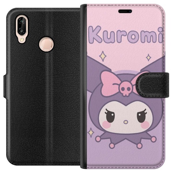 Huawei P20 lite Plånboksfodral Kuromi Kawaii