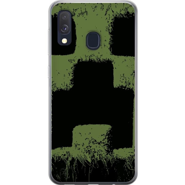 Samsung Galaxy A40 Läpinäkyvä kuori A Minecraft Movie