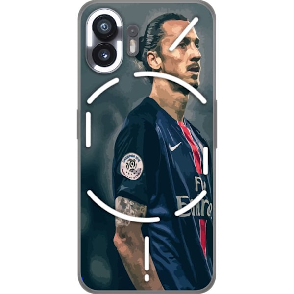 Nothing Phone (2) Läpinäkyvä kuori Zlatan Ibrahimović