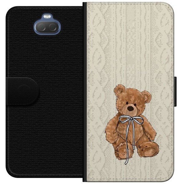 Sony Xperia 10 Plus Lommeboketui Liten Bamse – klassisk bamse i enkel design