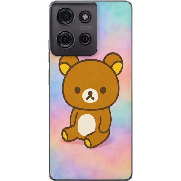 Motorola Moto G75 Gennemsigtig cover Kawaii Sanrio Rilakkuma