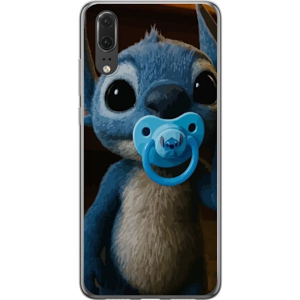 Huawei P20 Läpinäkyvä kuori Stitch & Napp - vauvateema söp
