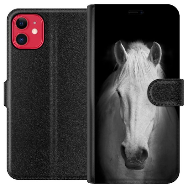 Apple iPhone 11 Tegnebogsetui Hest