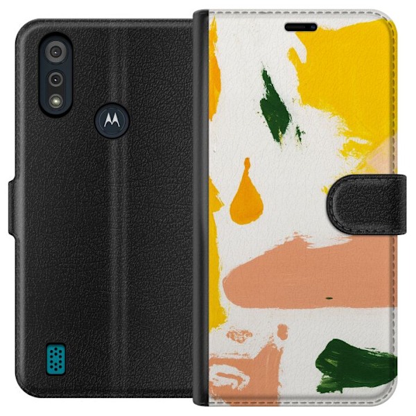 Motorola Moto E6i Tegnebogsetui Plastfri Chic