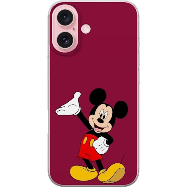 Apple iPhone 16 Gjennomsiktig deksel Minnie Mus