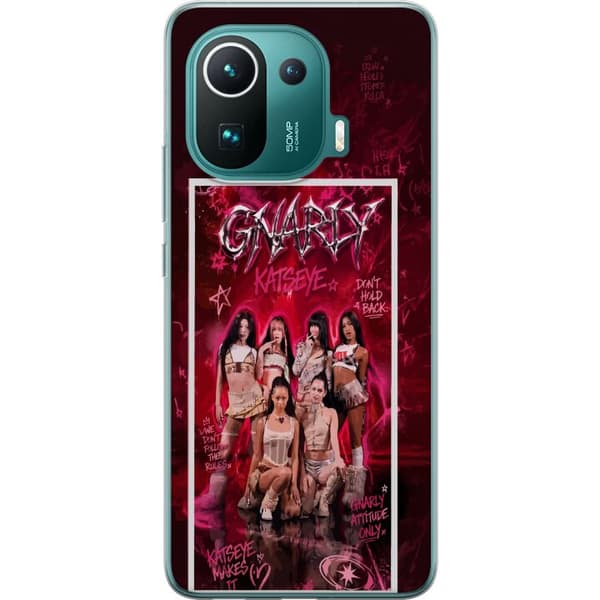 Kompatibelt Mobilskal till Xiaomi Mi 11 Pro KATSEYE rosa