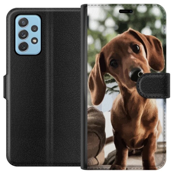 Samsung Galaxy A52 5G Plånboksfodral Yngre Hund