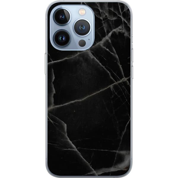 Kompatibelt Mobildeksel til Apple iPhone 13 Pro Svart marmor