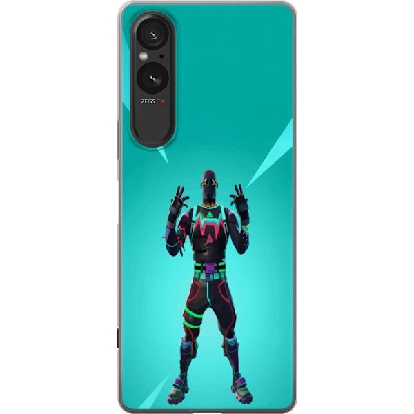 Sony Xperia 10 VI Gjennomsiktig deksel svart ridder fortnite