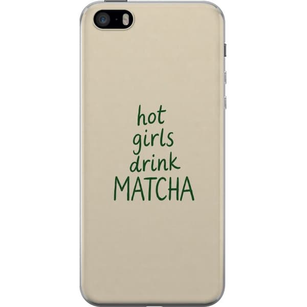 Kompatibelt Mobildeksel til Apple iPhone SE (2016) Matcha-jenter beige