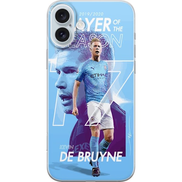 Apple iPhone 16 Plus Läpinäkyvä kuori Kevin De Bruyne