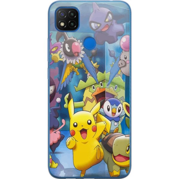 Xiaomi Redmi 9C NFC Läpinäkyvä kuori Pokemon