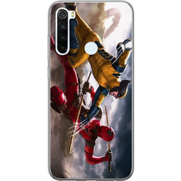 Xiaomi Redmi Note 8 Läpinäkyvä kuori Wolverine Deadpool