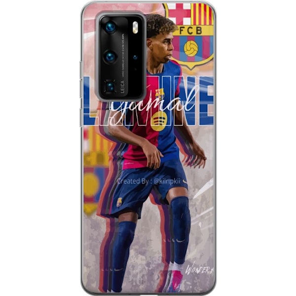 Huawei P40 Pro Läpinäkyvä kuori Lamine Yamal FCB