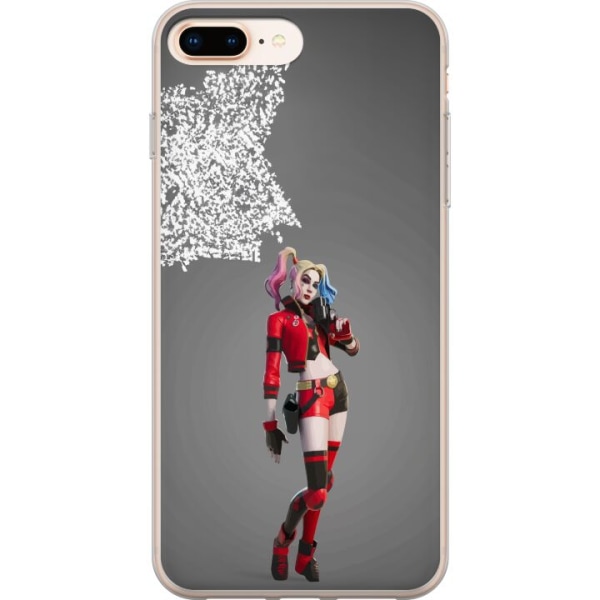 Apple iPhone 8 Plus Läpinäkyvä kuori Harley Quinn