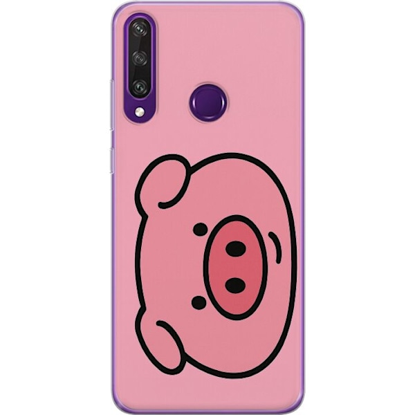 Huawei Y6p Genomskinligt Skal Kawaii Piggy