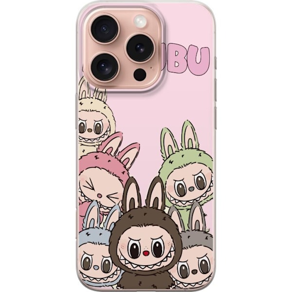 Apple iPhone 16 Pro Läpinäkyvä kuori Labubu Classics
